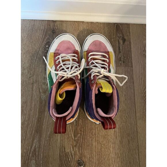 Vans Sk8-Hi MTE 2.0 Dx Rainbow Suede Size US 8.0 Men's Womens 9.5 VN0A4P3IXHO - Picture 7 of 8